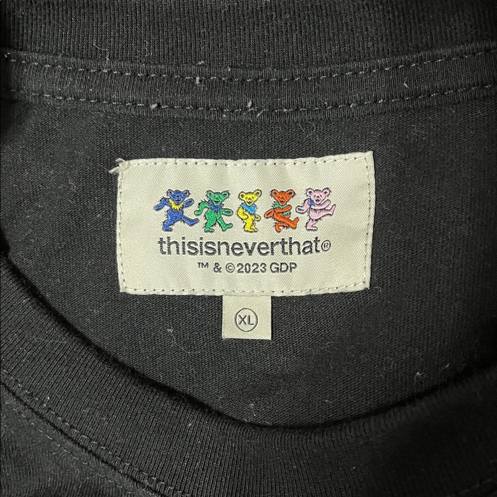 Thisisneverthat x Grateful Dead Dancing Bears Graphic Unisex Tee XL - Picture 4 of 5